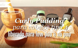 Curly Pudding Caseiro Para Cabelos Crespos (4 A B C)