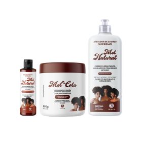 Kit Mel Cola, Ativador Mel e Óleo Mel Natural Trihair