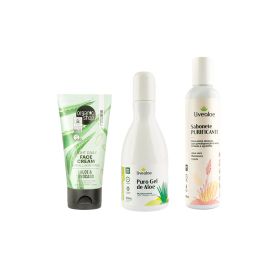 Kit skin care natural Aloe Vera Pele Mista/Oleosa