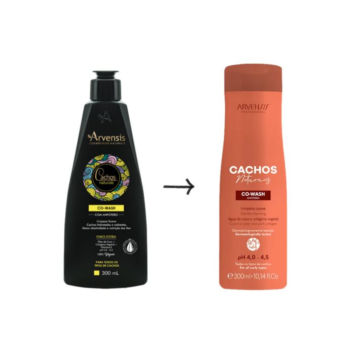 Condicionador Co-Wash Cachos Naturais Arvensis 300mL