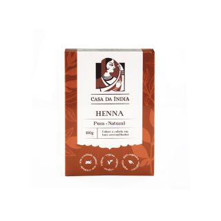 Henna Pura Casa da Índia 100g