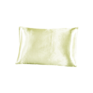 Fronha de cetim antifrizz para travesseiro: Bege
