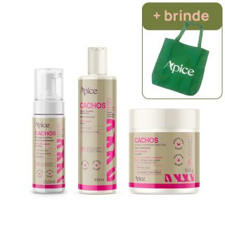 Kit Ativador + Gelatina + Mousse Cachos | Apice