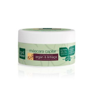 Máscara Capilar Argan & Linhaça Boni Natural 250g