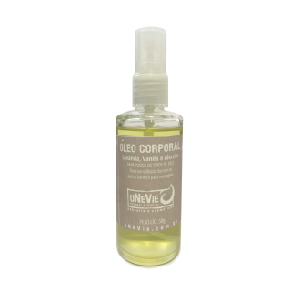 Óleo Corporal de Lavanda, Vanila e Alecrim Unevie 50g