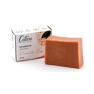 Shampoo Sólido Pimenta Rosa Cativa 100g
