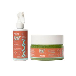 Shampoo esfoliante + Tônico Scalp Care Apice