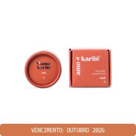 Iluminador Mineral em pó Rosé Amokarité 3g