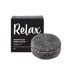 Shampoo em Barra Detox Carvão Ativado Relax 80g