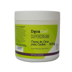 Deva Curl Supercream Creme de Coco para Cachos: 500g