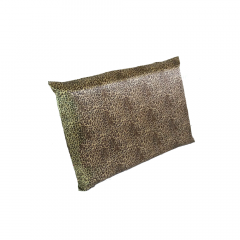 Fronha de cetim antifrizz para travesseiro: Oncinha Dourado