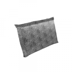 Fronha de cetim antifrizz para travesseiro: Oncinha Prata