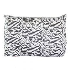 Fronha de cetim antifrizz para travesseiro: Zebra