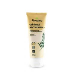 Gel Dental Natural Aloe e Melaleuca Live Aloe 70g 