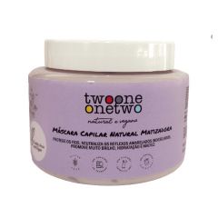 Máscara Matizadora natural Twoone Onetwo 
protege os fios, neutraliza os reflexos amarelados indesejados, promove muito brilho, hidratação e maciez