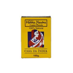 Henna Neutra Cassia Obovata Casa da Índia 100g