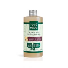 Shampoo Suave Argan e Linhaça Boni Natural 500mL