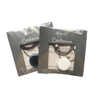 Colar Difusor Pessoal de Cerâmica Bhava