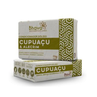 Condicionador Sólido Cupuaçu e Alecrim Lixo Zero Bhava 70g
