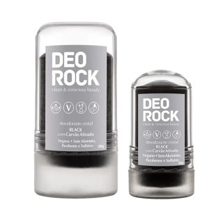 Desodorante Cristal com Carvão Ativado Deo Rock