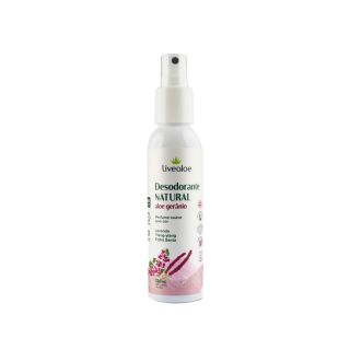 Desodorante Natural Aloe Gerânio Live Aloe 120 mL