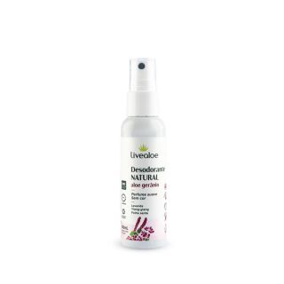 Desodorante Natural Aloe e Gerânio Live Aloe 60mL