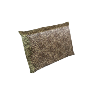 Fronha de cetim antifrizz para travesseiro: Oncinha Dourado