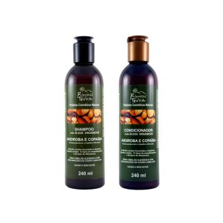 Kit Shampoo e Condicionador Oleosidade e Descamação Andiroba Riquezas da Terra