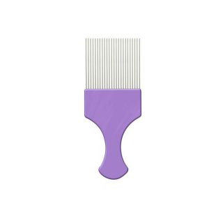 Pente Garfo com Dentes de Aço Lilás Santa Clara