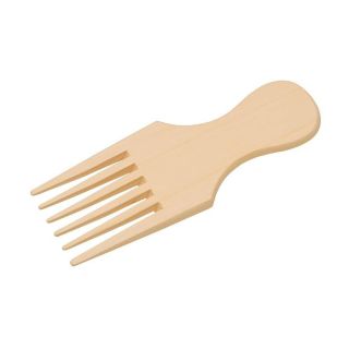 Pente Garfo de Madeira Anti-Estático Pequeno Santa Clara