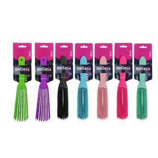 Escova de cabelo polvo cachos (várias cores) Bellesa