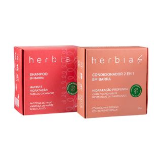 Shampoo + Condicionador Cacheados Herbia