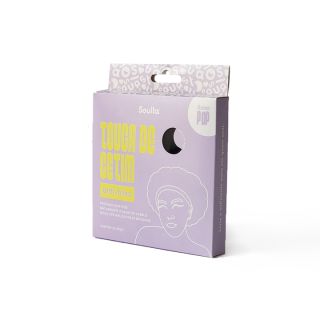 Touca Preta de Cetim Anti Frizz com Elastico M POP Soulta