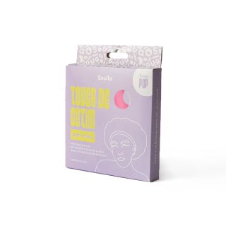 Touca Rosa Chiclete de Cetim Anti Frizz com elástico M POP Soulta