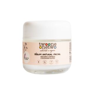 serum natural facial twoone onetwo. equilibra e controla a oleosidade da pele