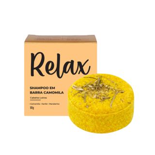 Shampoo em Barra Cabelos Loiros Camomila Relax 80g